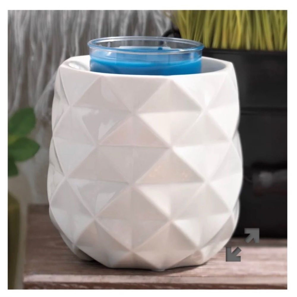 Yankee Candle • Ceramic Wax Warmer • Aztec Gray • With Timer - Picture 6 of 6